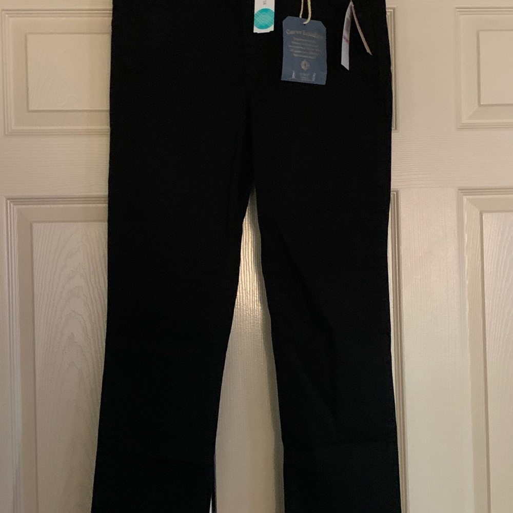 Natalie Straight Leg Jean, black